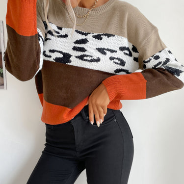 Women's casual fashion trend pullover women's sweater